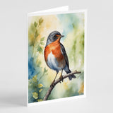 Michigan American Robin Greeting Cards Pack of 8