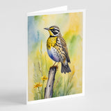 Montana Western Meadowlark Greeting Cards Pack of 8