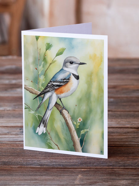 Oklahoma Scissortailed Flycatcher Greeting Cards Pack of 8