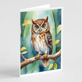 Elf Owl Greeting Cards Pack of 8