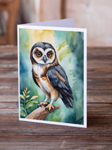 Spectacled Owl Greeting Cards Pack of 8