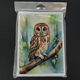 Tawny Owl Greeting Cards Pack of 8