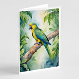 Yellownaped Amazon Parrot Greeting Cards Pack of 8