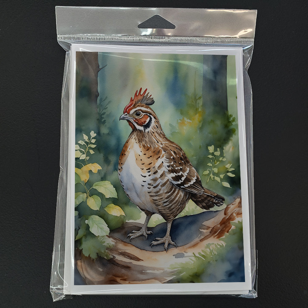 Pennsylvania Ruffed Grouse Greeting Cards Pack of 8