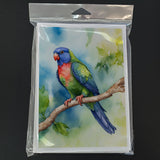 Pionus Greeting Cards Pack of 8