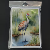 Sandhill Crane Greeting Cards Pack of 8