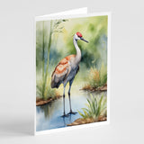 Sandhill Crane Greeting Cards Pack of 8