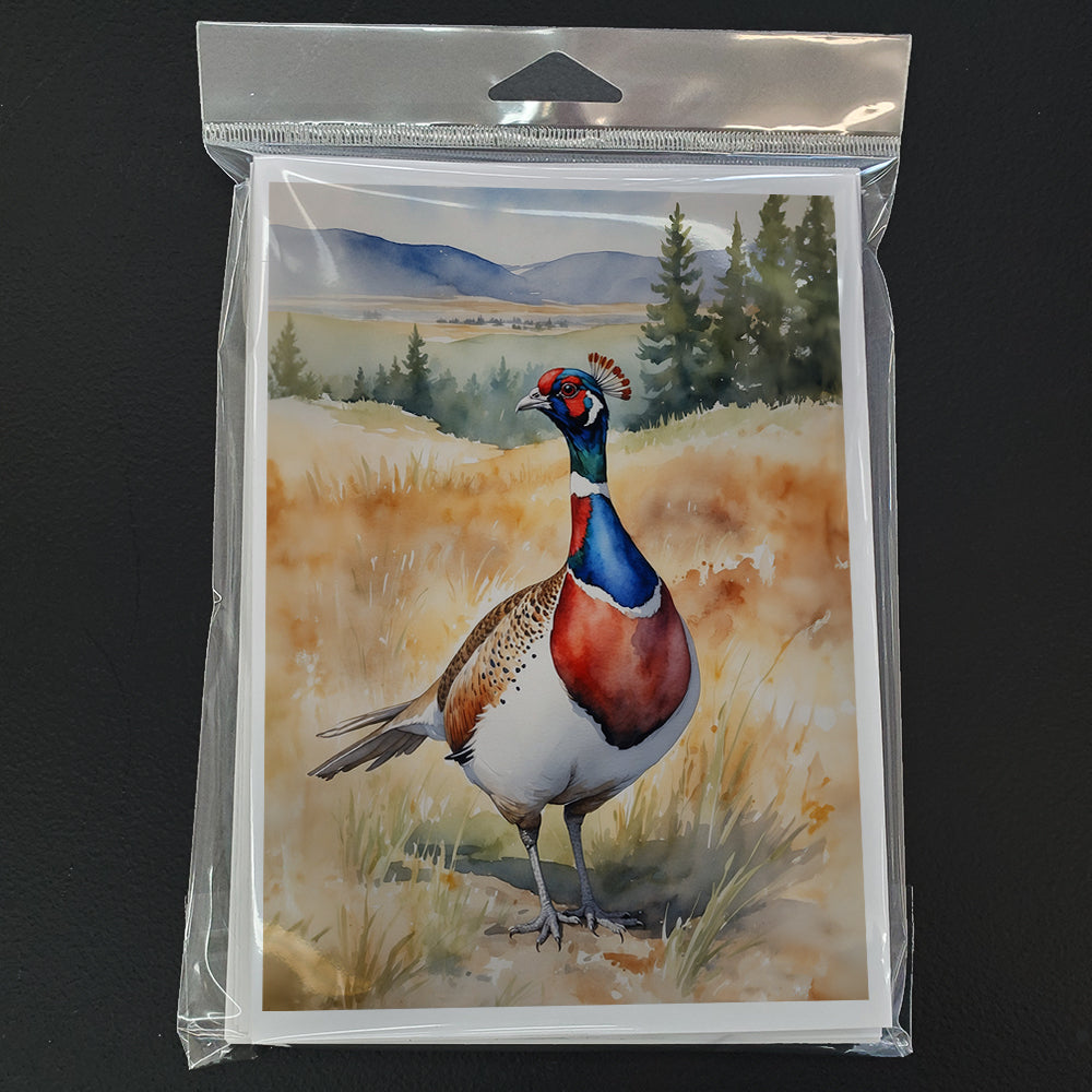 South Dakota Ringnecked Pheasant Greeting Cards Pack of 8