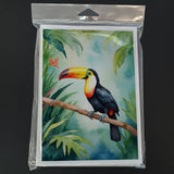 Toucan Greeting Cards Pack of 8