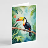 Toucan Greeting Cards Pack of 8