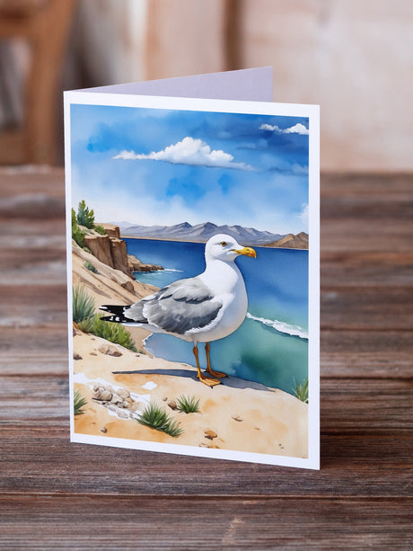 Utah California Gull Greeting Cards Pack of 8