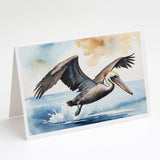 Pelican Diving Greeting Cards Pack of 8