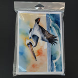 Pelican Soaring Greeting Cards Pack of 8