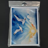 Gulls Soaring High Greeting Cards Pack of 8