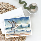 Sanderling Racing the Tide Greeting Cards Pack of 8