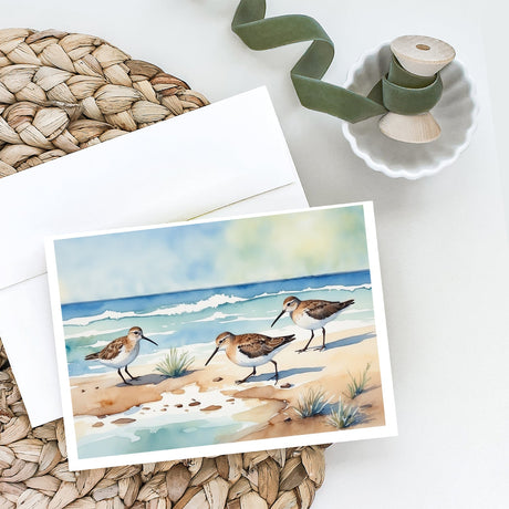 Sandpipers Hunting Greeting Cards Pack of 8