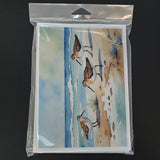 Sandpipers Hunting Greeting Cards Pack of 8