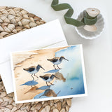 Sandpipers Greeting Cards Pack of 8