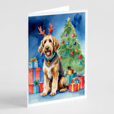 Otterhound Christmas Reindeer Greeting Cards Pack of 8