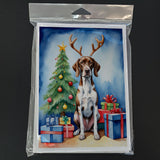 Pointer Christmas Reindeer Greeting Cards Pack of 8