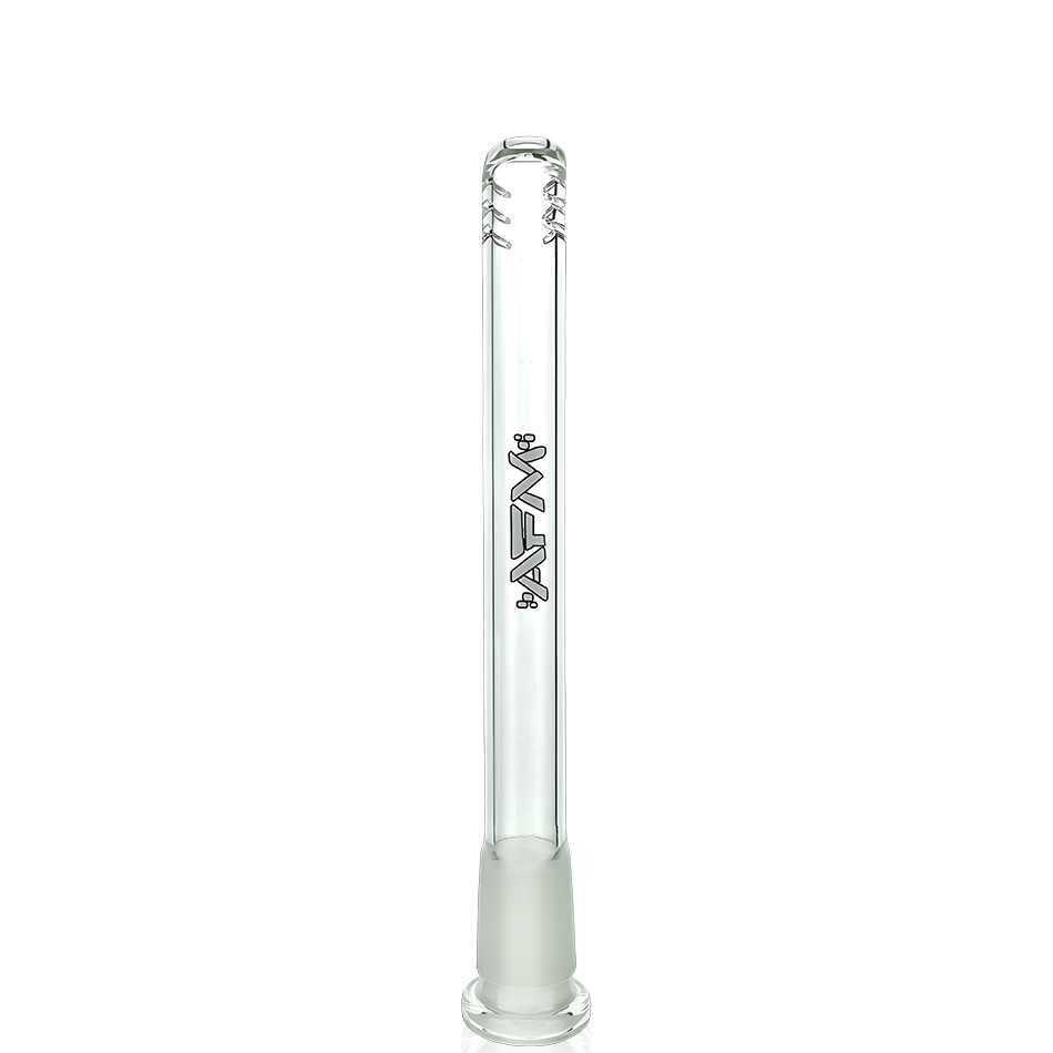 AFM Clear Borosilicate Glass Downstem 14mm - Front View on White Background