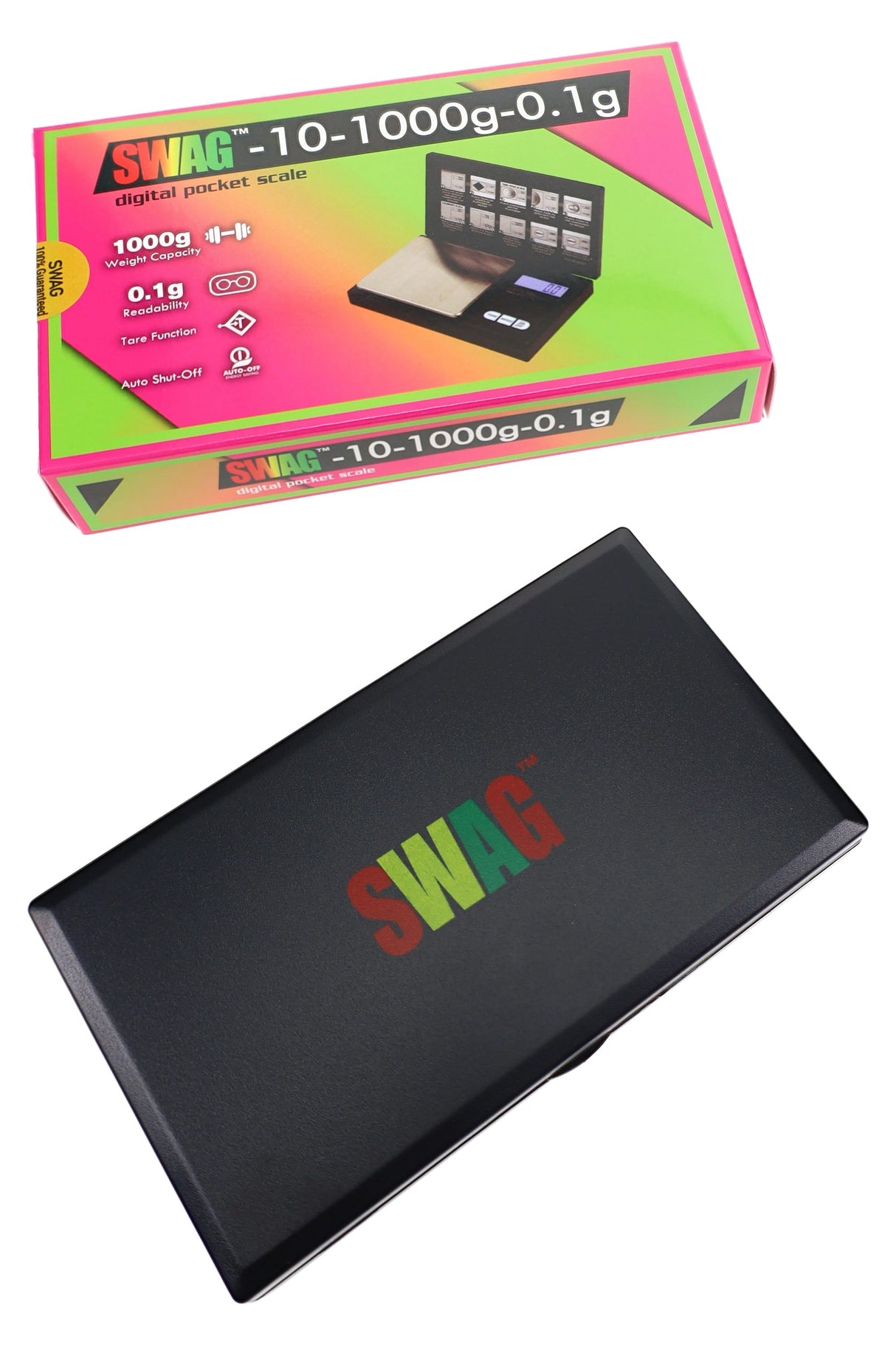 Swag SWAG-10-1000G-0.1G Digital Pocket Scale – 1000 g × 0.1 g