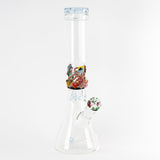 Empire Glassworks Under The Sea Beaker Bong with Colorful Marine Life Accents