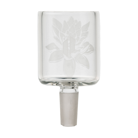 Empire Glassworks Frosty Lotus Puffco Proxy Glass Attachment - Clear with Etched Design