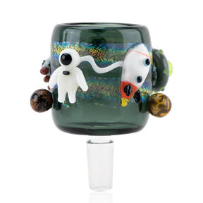 Empire Glassworks Galactic PuffCo Proxy Glass Attachment with Intricate Space Design