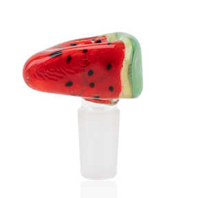 Empire Glassworks Watermelon Bowl Piece for Bongs, Borosilicate Glass, Side View
