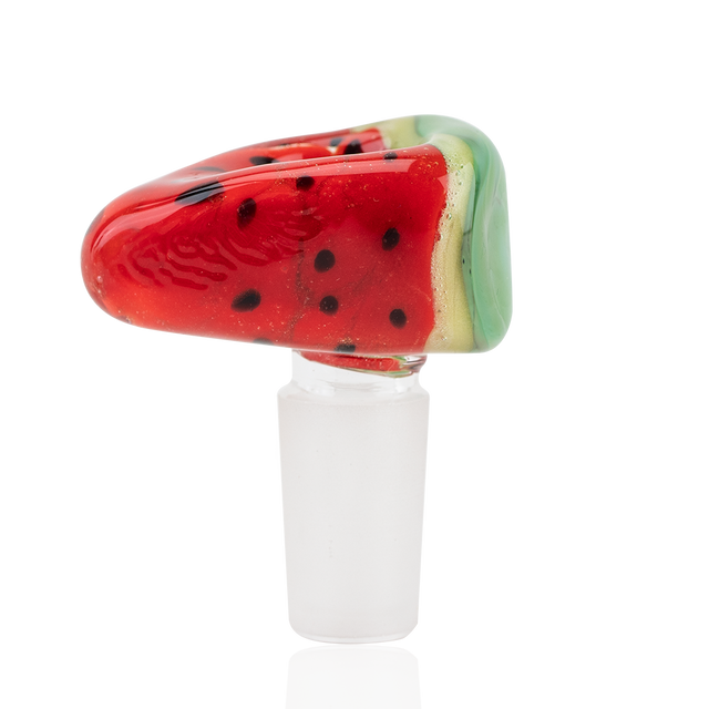 Empire Glassworks Watermelon Bowl Piece for Bongs, Borosilicate Glass, Side View