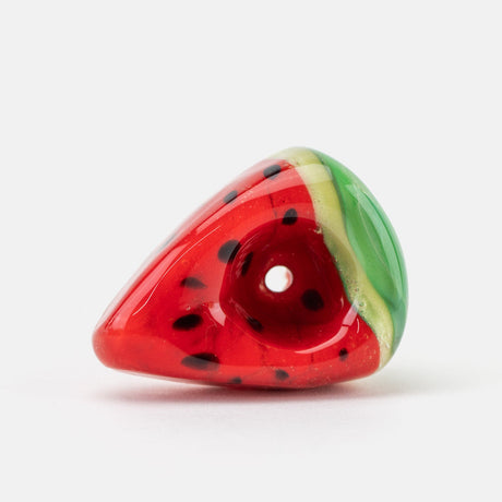 Empire Glassworks Watermelon Bowl Piece for Bongs, Borosilicate Colored Glass, Front View