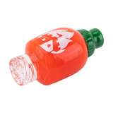 Empire Glassworks Sriracha Spinner Cap for Dab Rigs, Red & Green Borosilicate Glass, 2" Height