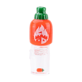 Empire Glassworks Sriracha Spinner Cap in red and green, novelty design for dab rigs, front view