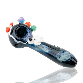 Empire Glassworks Galactic Spoon Pipe with Colorful Space Design - Side View