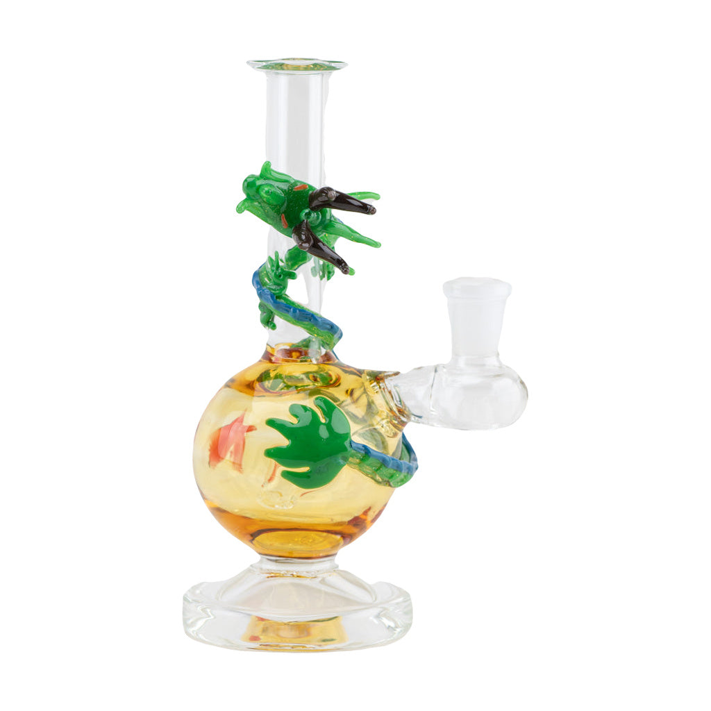 Empire Glassworks Dragon Sphere Mini-Tube Dab Rig with Colorful Glass Detailing