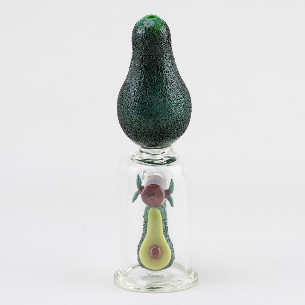 Empire Glassworks Avocado Mini Rig - 14mm Female Joint Borosilicate Dab Rig Front View