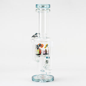 Empire Glassworks Recycler Dab Rig - Under The Sea Theme - Front View