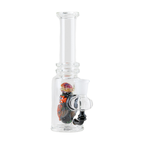 Empire Glassworks "Save the Seas" Mini Tube Dab Rig featuring Oceanic Artwork - Front View