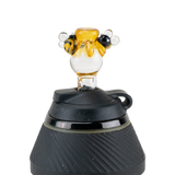 Empire Glassworks Beehive PuffCo Proxy Glass Ball Cap, Borosilicate, Front View