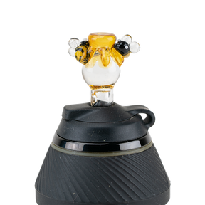 Empire Glassworks Beehive PuffCo Proxy Glass Ball Cap, Borosilicate, Front View