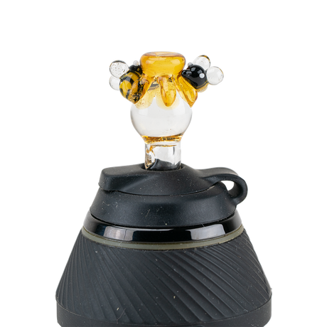 Empire Glassworks Beehive PuffCo Proxy Glass Ball Cap, Borosilicate, Front View