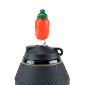 Empire Glassworks Sriracha Glass Ball Cap for PuffCo Proxy, Borosilicate, 14mm - Close-up