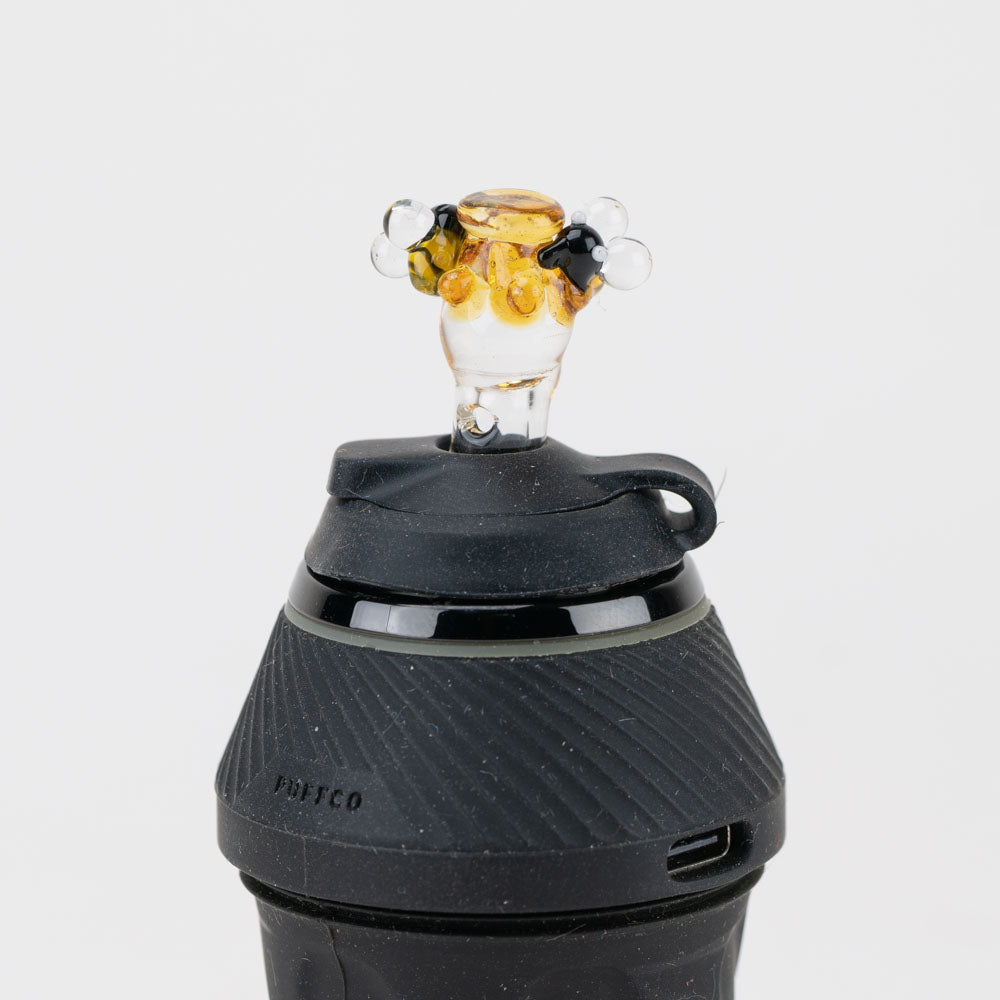 Empire Glassworks Beehive Proxy Glass Attachment Set on PACT Vape, Front View