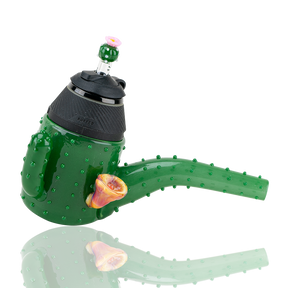Empire Glassworks Cactus PuffCo Proxy Attachment, Borosilicate Glass, Isolated Side View