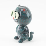 Empire Glassworks Galacticat Dry Pipe, Borosilicate Colored Glass, Front View