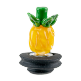Empire Glassworks Pineapple Puffco Peak Pro Carb Cap, Front View on White Background