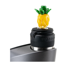 Empire Glassworks Pineapple Puffco Peak Pro Carb Cap, Borosilicate, Side View