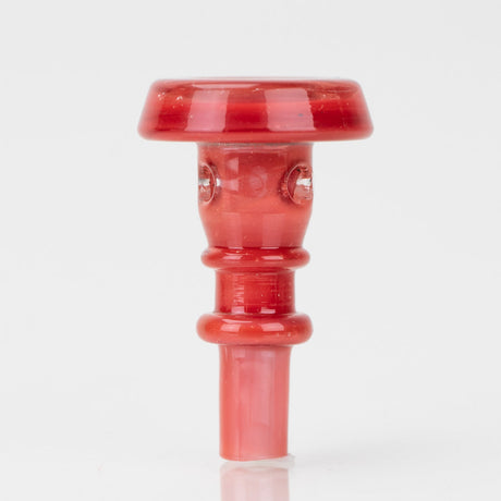 Empire Glassworks Firestone Red Joystick Cap for PuffCo Peak Pro, Borosilicate Glass, Front View