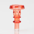 Empire Glassworks PuffCo Peak Pro XL Joystick Cap in Translucent Red, Front View